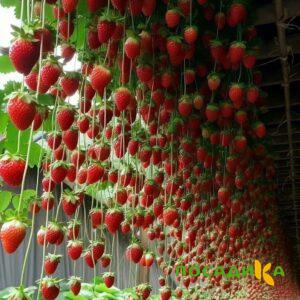 Клубника ампельная Анастасия купить по цене от 370р. в интернет-магазине «Посадика» с доставкой почтой в в Салаире и по всей России – [изображение №1].